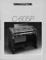 Yamaha Electone C-605 Owner's manual