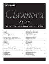 Yamaha Clavinova CGP-1000 Datasheet