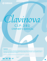 Yamaha CLP-380 User manual