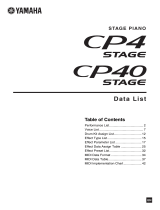 Yamaha CP40 Stage Datasheet