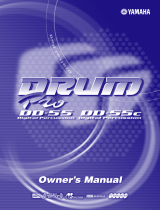 Yamaha DRUM Pro DD-55C Owner's manual