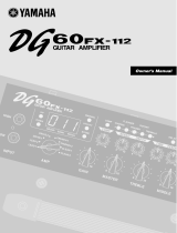 Yamaha DG60FX-112 User manual