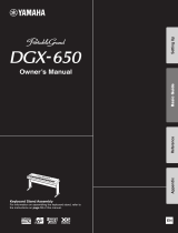Yamaha DGX-640 Owner's manual