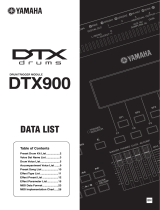 Yamaha DTX900 Datasheet