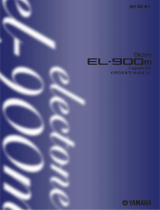 Yamaha Electone EL-900m User manual