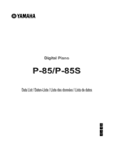 Yamaha P-85 Owner's manual