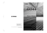 Yamaha GO44 User manual