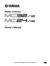 Yamaha MC24 Owner's manual