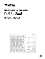 Yamaha MD8 User manual