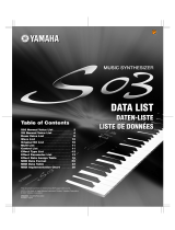 Yamaha S03SL Datasheet
