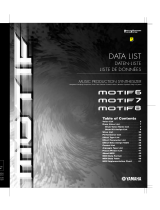 Yamaha MOTIF7 Datasheet