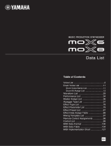 Yamaha MOX8 Datasheet