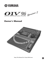 Yamaha O1v User manual