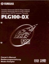Yamaha PLG100-DX User manual