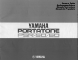 Yamaha PSR-50 Owner's manual
