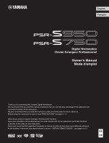 Yamaha PSR-S750 Owner's manual