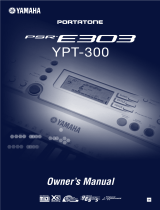Yamaha Portatone YPT-300 User manual