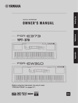 Yamaha PSR-E373 Owner's manual