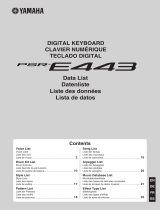 Yamaha PSR-E443 Owner's manual