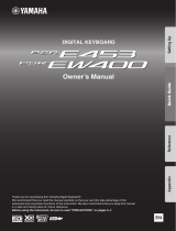Yamaha PSR-EW400 User manual