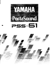 Yamaha PSS-51 Owner's manual