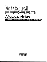 Yamaha PSS-580 Owner's manual