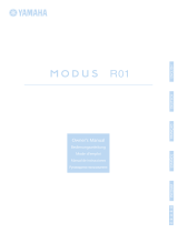 Yamaha MODUS R01 Owner's manual