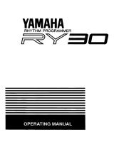 Yamaha RY30 Owner's manual