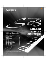 Yamaha S03 Datasheet