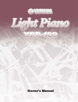 Yamaha YPP-100 User manual