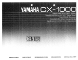 Yamaha CX-1000 Owner's manual