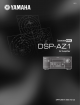 Yamaha DSP-AZ1 User manual