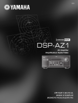 Yamaha DSP-AZ1 Owner's manual