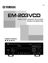 Yamaha EM-203VCD User manual