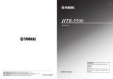 Yamaha HTR-5590 Owner's manual