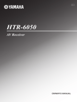 Yamaha HTR-6050 Owner's manual