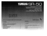 Yamaha SR-50 Owner's manual