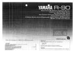 Yamaha R-90 Owner's manual