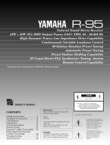 Yamaha R-95 Owner's manual