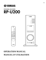 Yamaha RP-U200 User manual