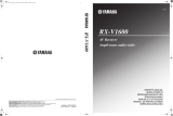 Yamaha RX-V1600 Owner's manual