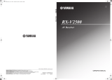 Yamaha V2500 - AV Receiver Owner's manual