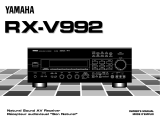 Yamaha RX-V992 Owner's manual