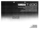 Yamaha T-230 Owner's manual