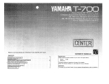 Yamaha T-700 Owner's manual