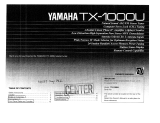 Yamaha TX-1000 Owner's manual