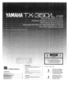 Yamaha TX-300 Owner's manual