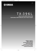 Yamaha TX-396L Owner's manual