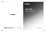 Yamaha Digital Sound Projector YSP-3000 Owner's manual