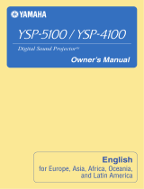 Yamaha YSP-5100 User manual